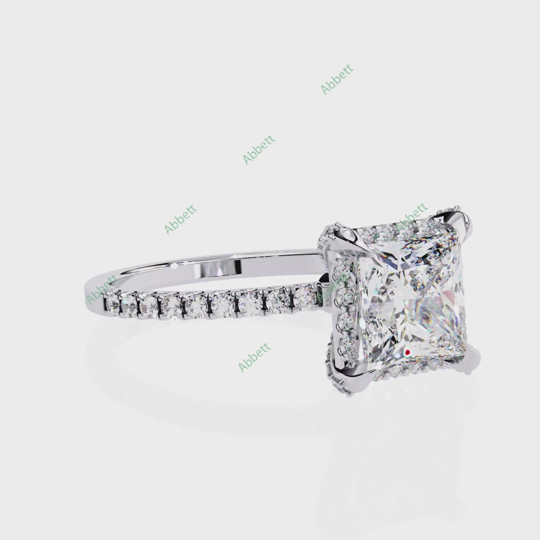 Hidden Accent Engagement Ring ENHI1092