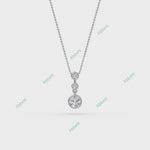 Load and play video in Gallery viewer, Bezel Three Stone Pendant PETH018
