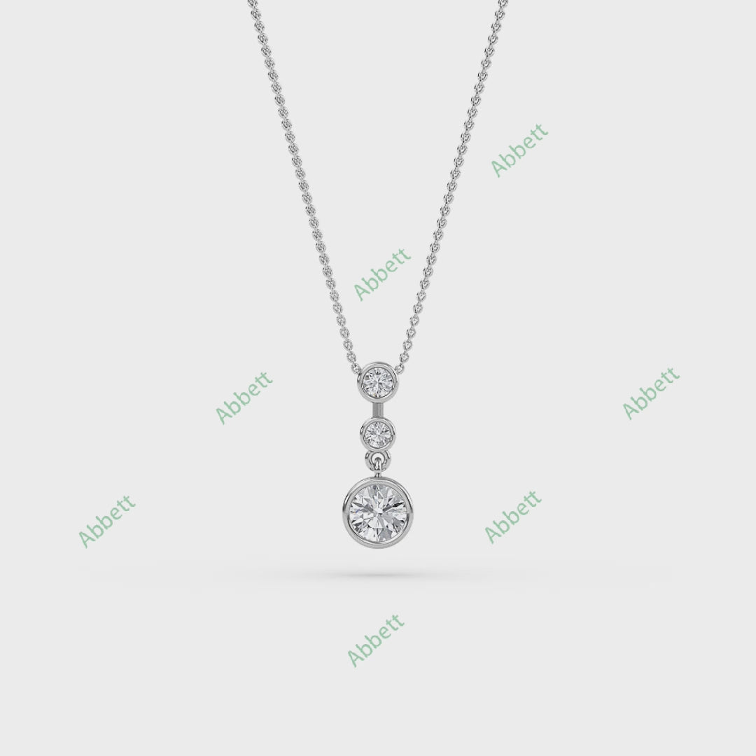 Bezel Fashion Pendant PETH018