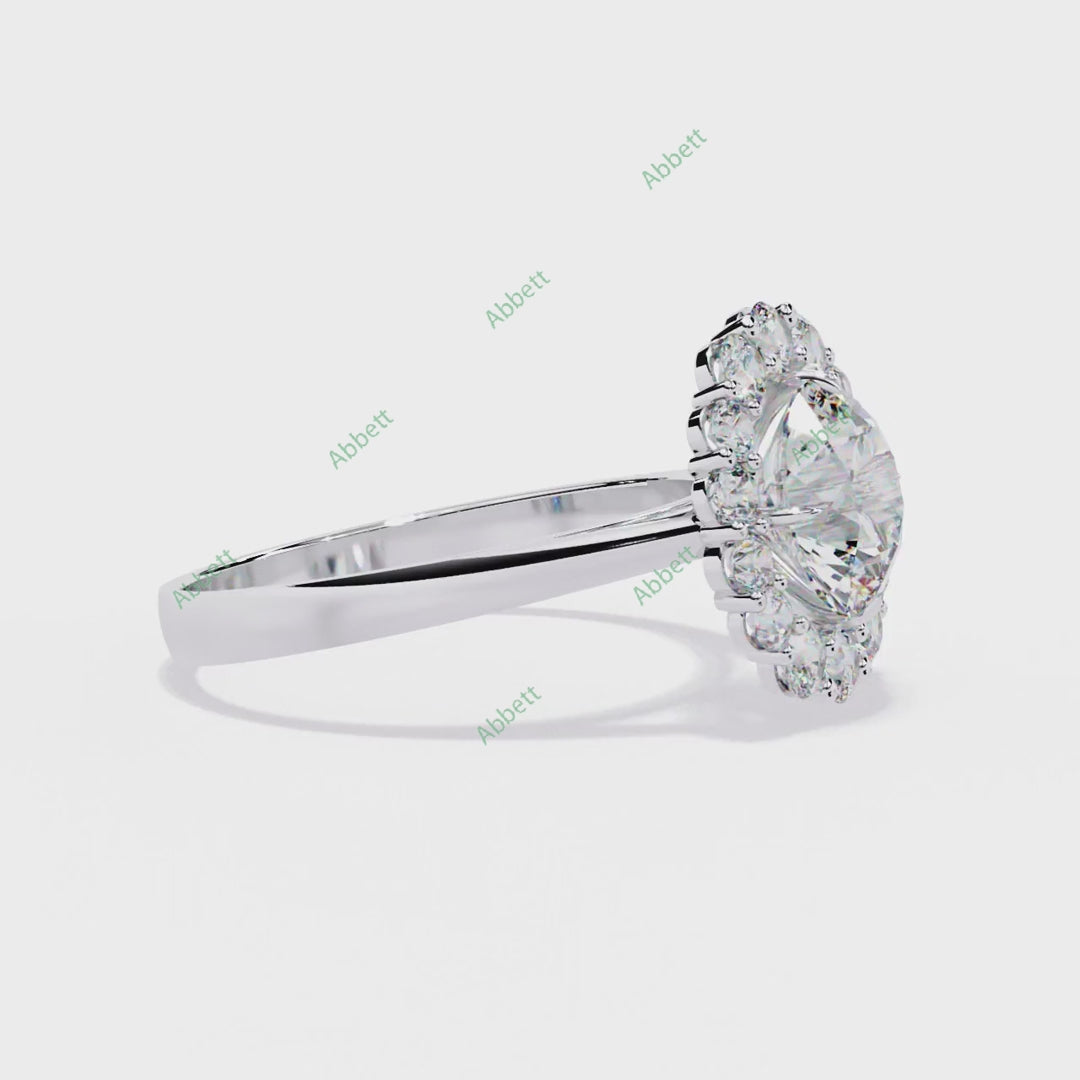 Halo Engagement Ring ENHA1134