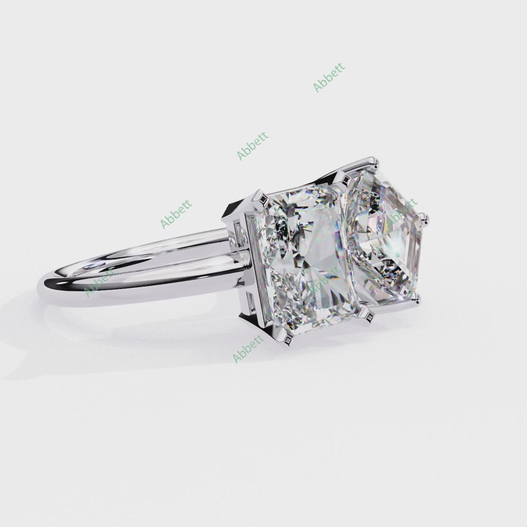 Two Stone Engagement Ring ENTW1166