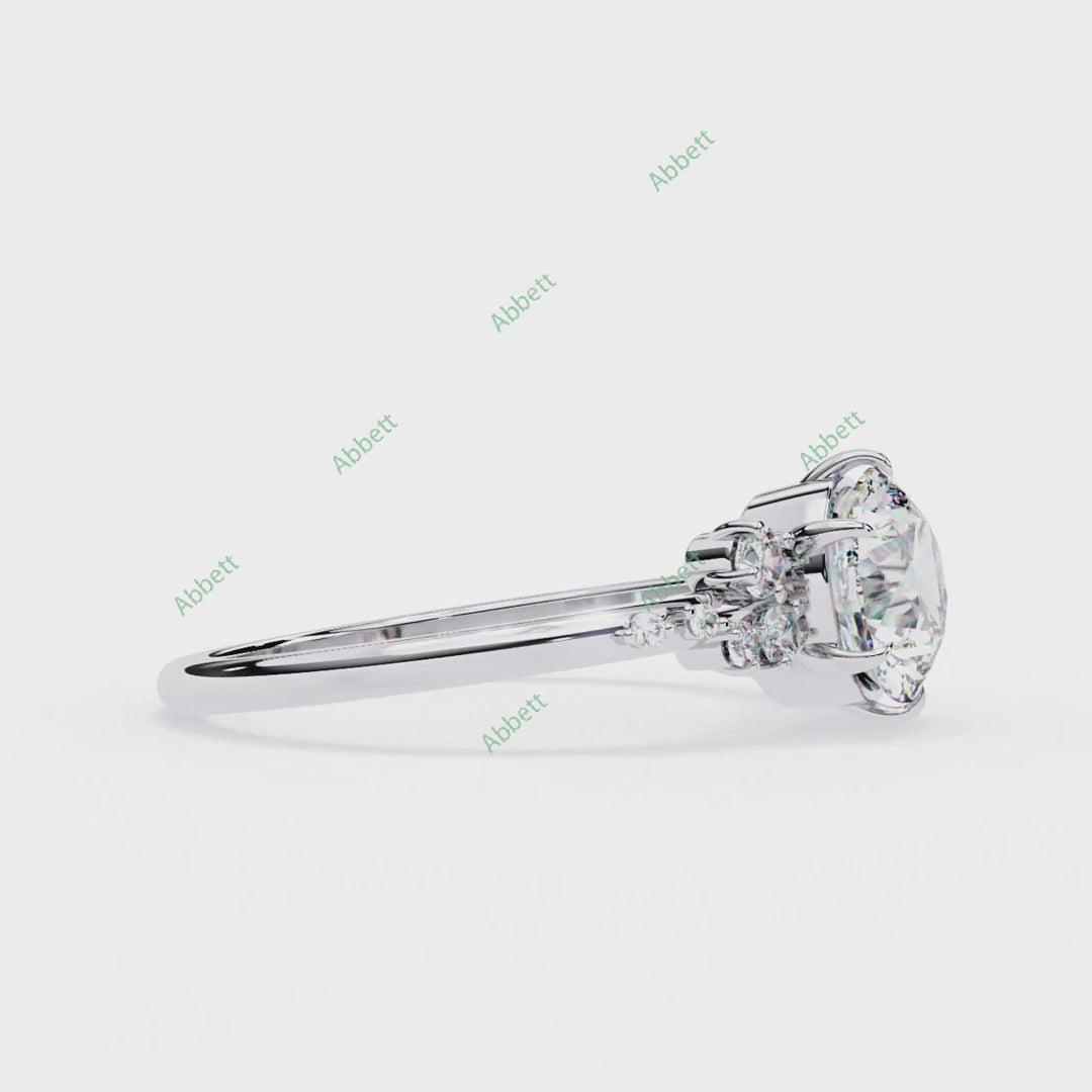 Accented Engagement Ring ENAC1146