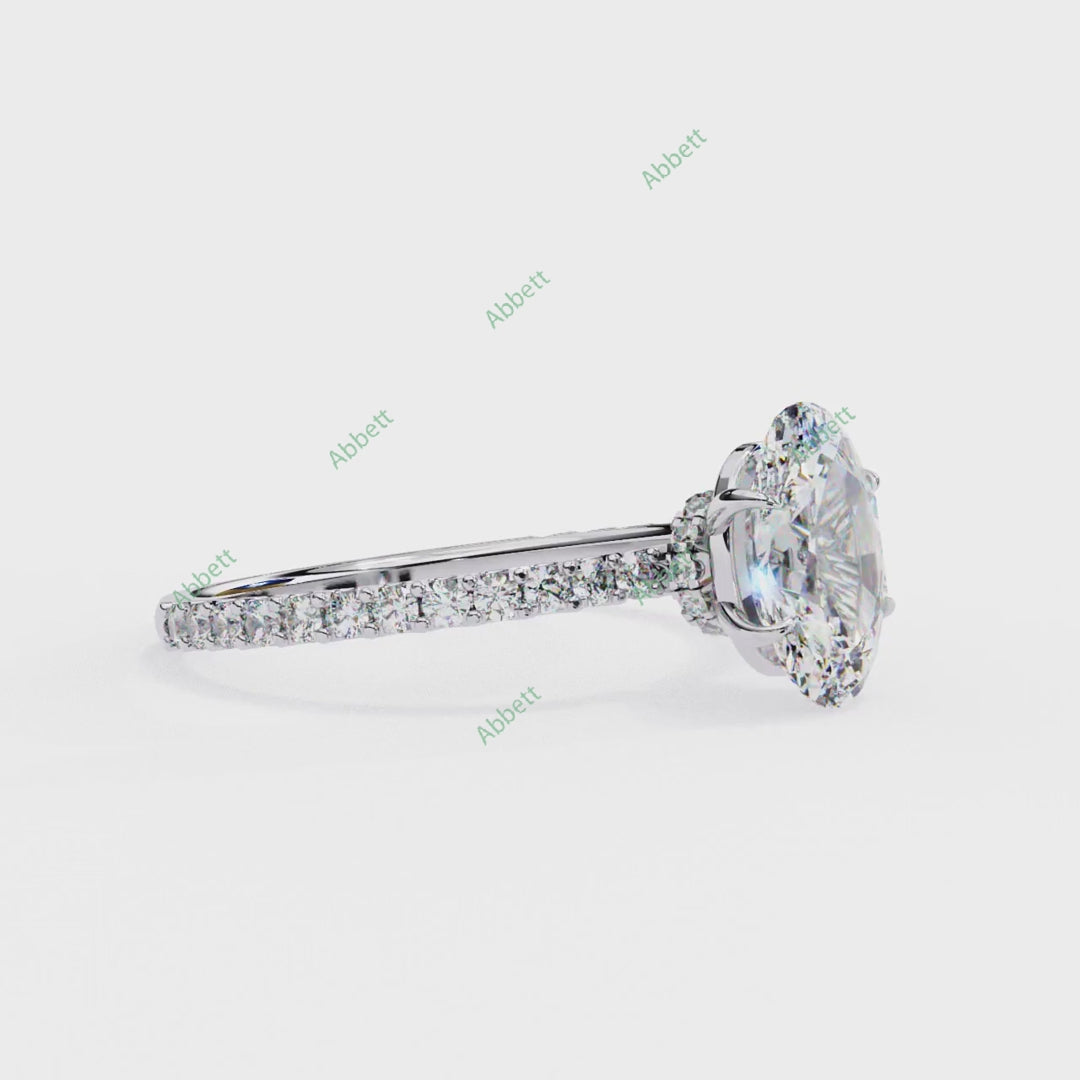 Hidden Halo Engagement Ring ENHI1584
