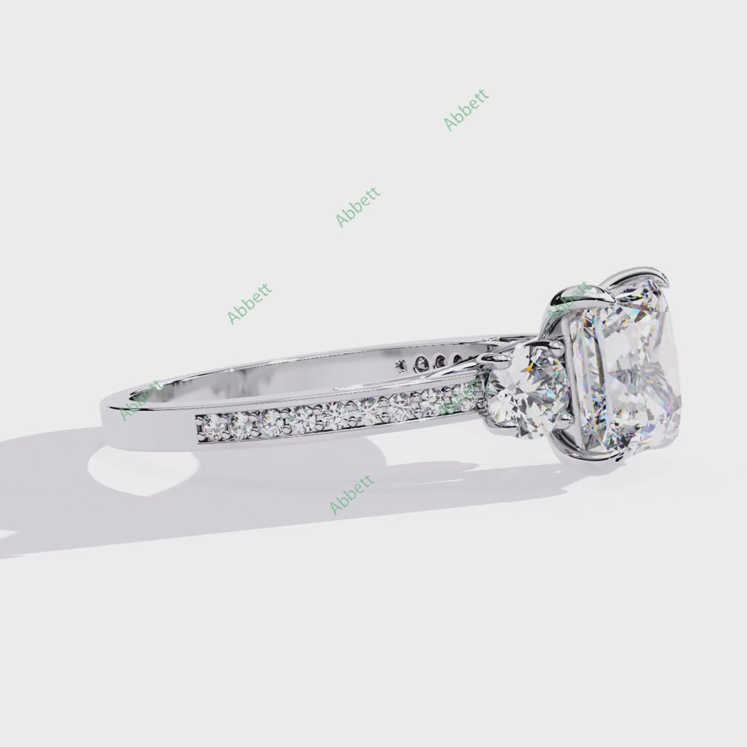 Three Stone Engagement Ring ENTH1104