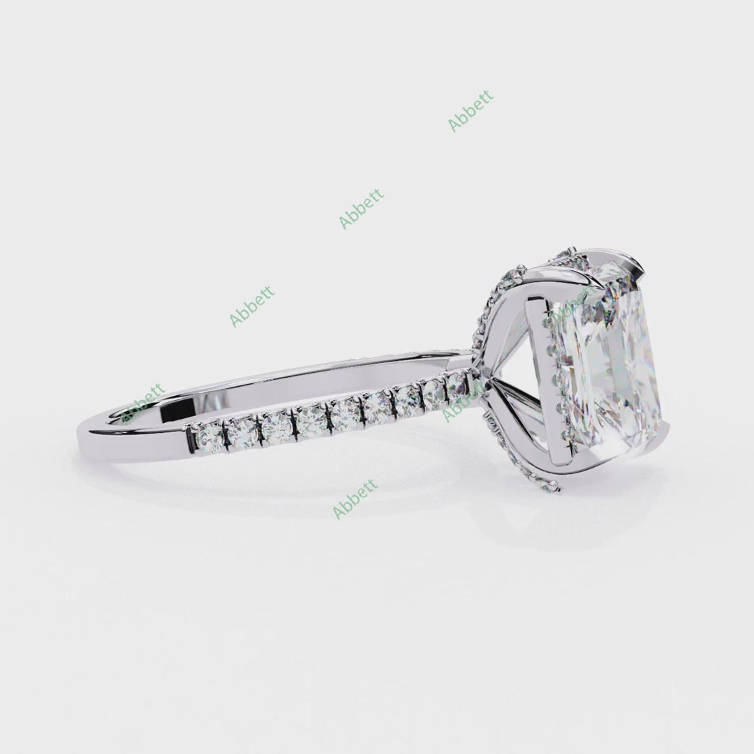 Hidden Accent Engagement Ring ENHI1053