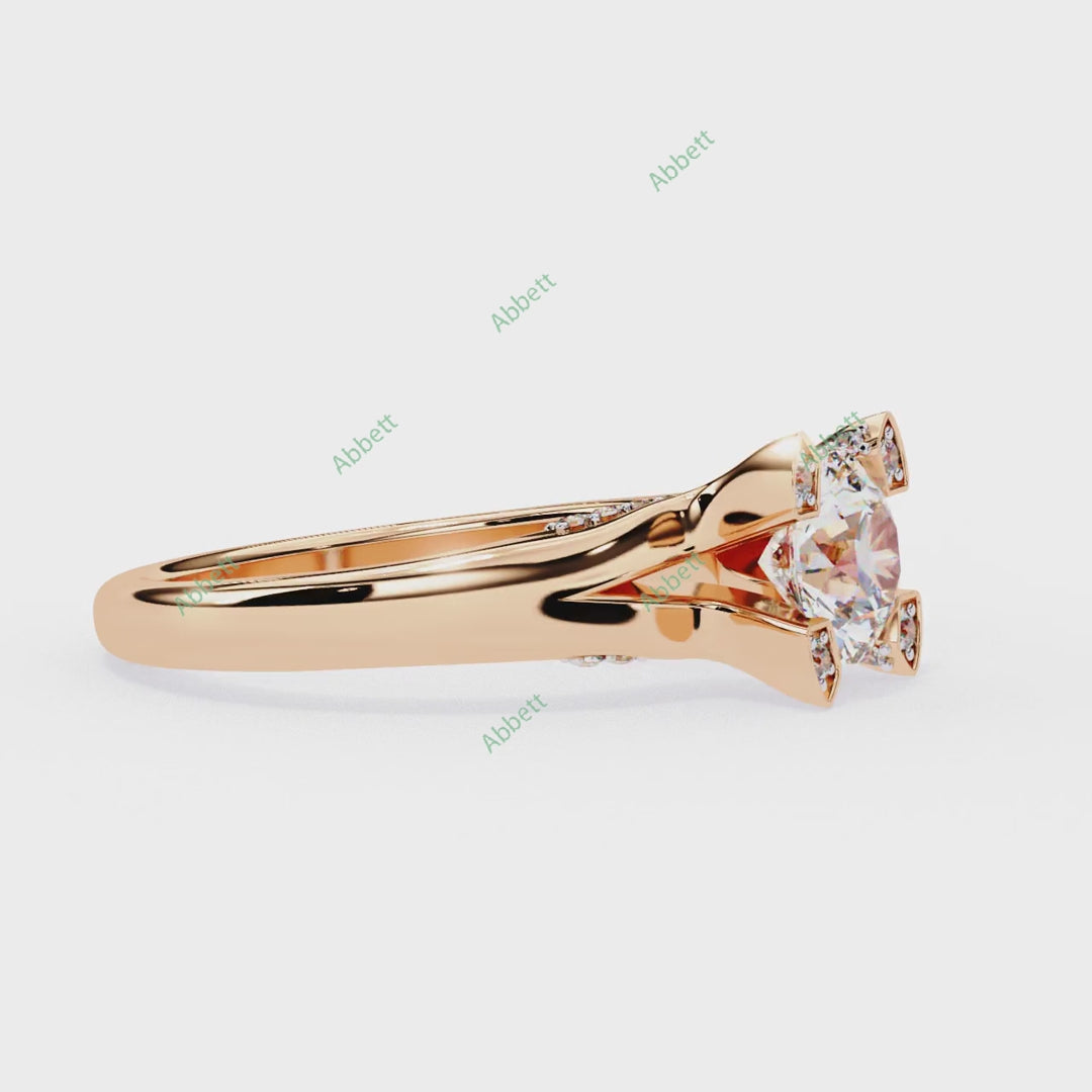 Hidden Halo Engagement Ring ENHI1080