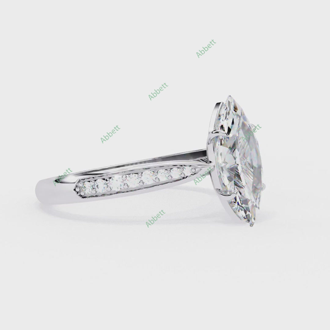 Hidden Halo Engagement Ring ENHI1555