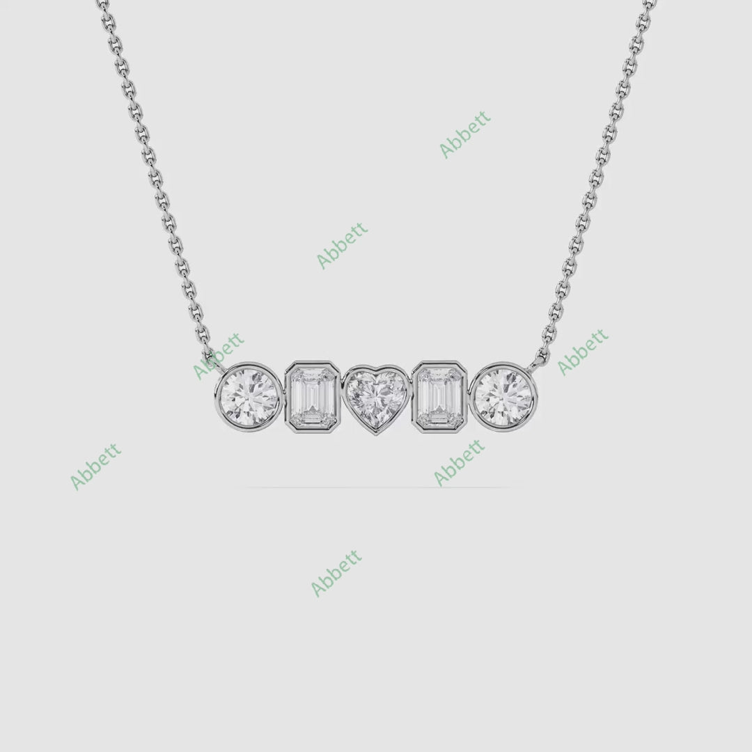 Bezel Bar Pendant PEST029