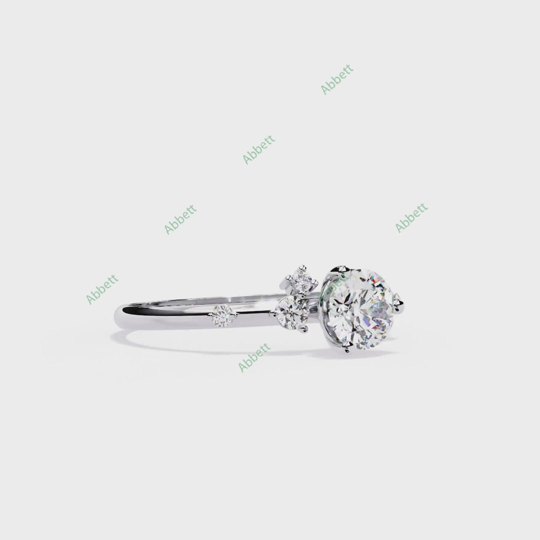 Accented Engagement Ring ENAC1183