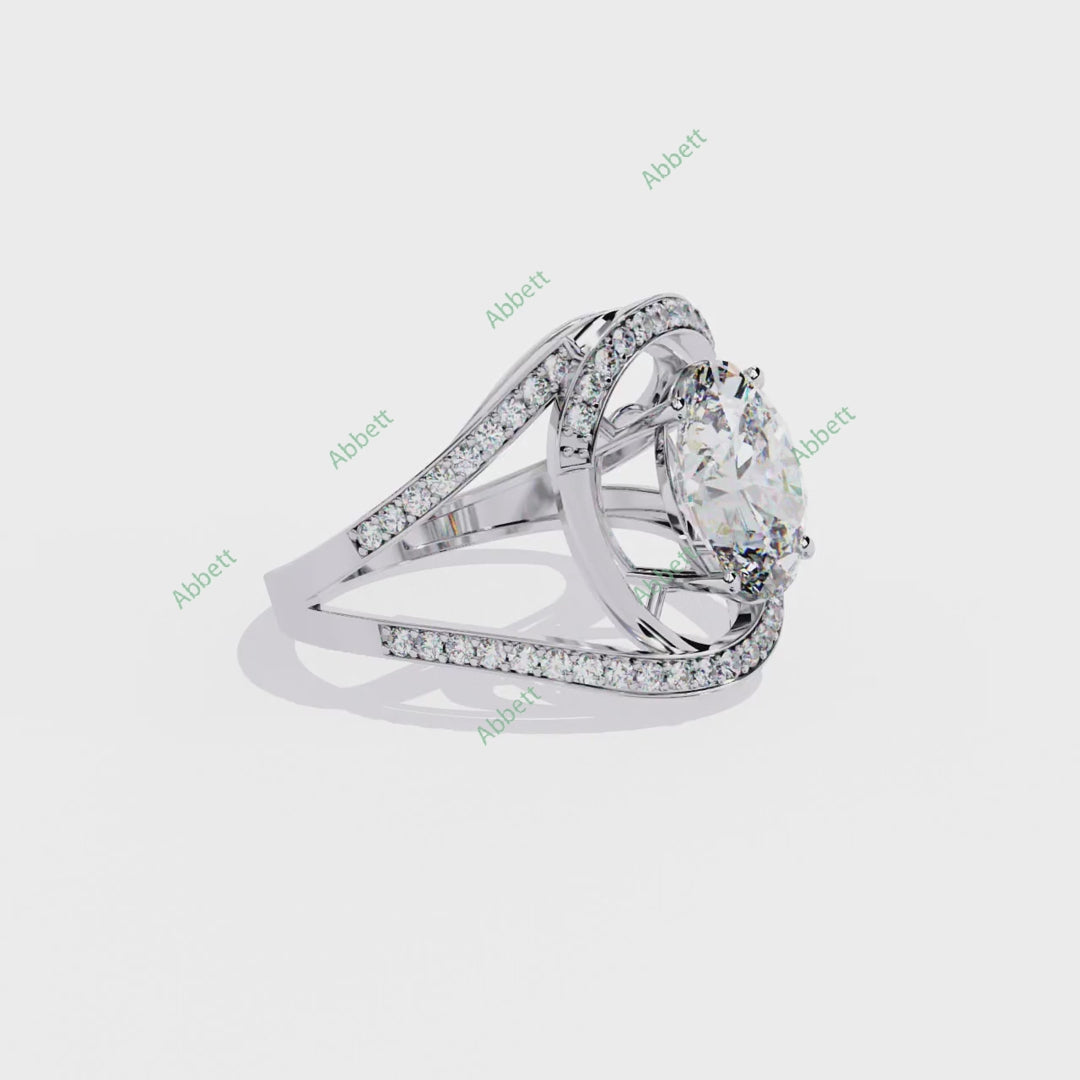 Accented Engagement Ring ENAC1219
