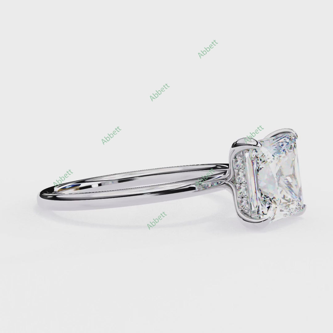 Hidden Halo Engagement Ring ENHI1159