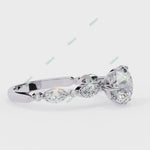 Load and play video in Gallery viewer, Accented Engagement Ring ENAC1494
